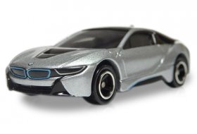 Kids 1:61 Scale Tomica Silver Diecast BMW I8 Toy