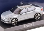 Silver / Black / White / Champagne 1:43 Diecast Polestar 2 Model