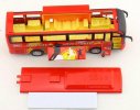 Red Kids Pull-Back Function Diecast Motor Homes Toy