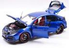 Black / Blue / White / Red LCD Diecast Honda Civic Type R Model