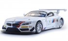 Kids White / Black 1:32 Scale Diecast BMW Z4 GT3 Toy