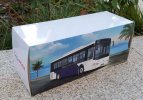 1:42 Scale Blue-White Diecast Higer City Bus Model