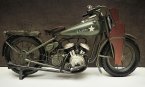 Handmade Large Scale Tinplate 1944 Harley Davidson WLA Model