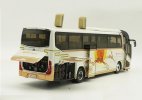 1:36 Scale White Diecast Foton AUV BJ6122 Coach Bus Model