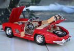 1:18 Scale Bburago Red Diecast 1957 Mercedes Benz 300SL Model