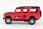 Kids Red /Orange /Black /White Diecast Land Rover Defender Toy