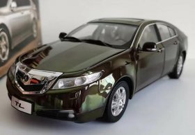 Black / Wine Red 1:18 Scale Diecast 2009 Acura TL Car Model