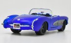 1:24 Scale Maisto Blue Diecast 1957 Chevrolet Corvette Model