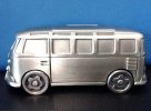 Silver Tin Alloys Saving Box VW Bus Model