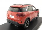 White / Orange 1:18 Scale Diecast Citroen C5 Aircross SUV Model