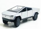 Gray / Black / Silver 1:24 Scale Diecast Tesla Cybertruck Toy