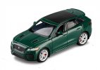 1:36 Scale Blue / White / Green Diecast Jaguar F-Pace SUV Toy