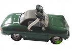 Green Mini Scale CARS Theme Cartoon Diecast Alfa Romeo Car Toy