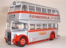 1:76 Scale Alloy Silver Star Double Decker Bus Model