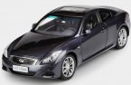 1:18 Scale White / Gray / Red Diecast Infiniti G37 Coupe Model