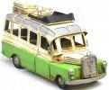 Medium Scale Blue / Green Tinplate Big Nose Bus Model