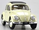 Black 1:18 Scale Welly Diecast 1950 VW Beetle Model