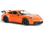 1:24 Scale Bburago Orange / Green Diecast Porsche 911 GT3 Model