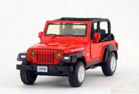 Red / Blue / Yellow / Orange / Green Diecast Jeep Wrangler Toy