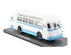 White-Blue 1:43 Scale Soviet Union Die-Cast LAZ-695E Bus Model