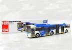 Long Size Diecast TOMICA Brand Blue-White Toy City Bus