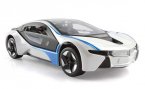 Kids White 1:32 Scale Diecast BMW I8 Toy