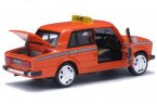 1:32 Scale Kids Yellow Pull-back Function LADA Taxi Toy