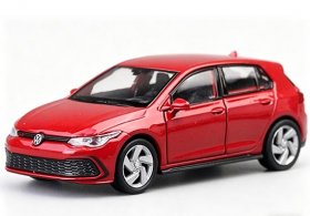 Red 1:36 Scale Kids Welly Diecast VW Golf Mk8 GTI Toy