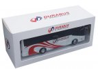 1:43 Scale White DURABUS Diecast Zhongtong Coach Bus Model