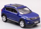 Blue 1:43 Scale Plastic 2018 Changan CS35 Plus Car Toy