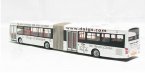 1:76 Scale White Corgi 50th Anniversary Articulated Bus Model