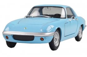 Red / Blue 1:24 Scale Welly Diecast 1965 Lotus Elan Model