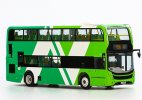 Green 1:76 NLB Diecast ADL Enviro 400 Double Decker Bus Model