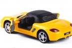 Red / Blue / Yellow 1:32 Scale Kids Diecast Porsche Boxster Toy