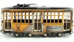 Tinplate Large Scale Yellow Vintage Italy Milan Tram Model