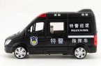 1:32 Scale Kids SWAT Black Diecast Mercedes Benz Sprinter Toy