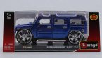 1:32 Scale Blue Bburago Diecast Hummer H2 Model