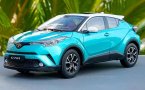 Blue 1:18 Scale Diecast Toyota C-HR Model