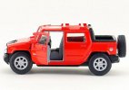 Black / Red / Blue / Yellow Kids Diecast Hummer H2 Pickup Toy