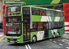 1:76 Scale Green NLB Diecast MAN A95 Double Decker Bus Model