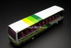 White-Green 1:76 Scale CMNL Die-Cast Mitsubishi Aero Bus Model