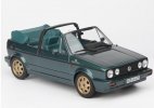 1:18 Scale Green NOREV Diecast 1990 VW Golf Cabriolet Model