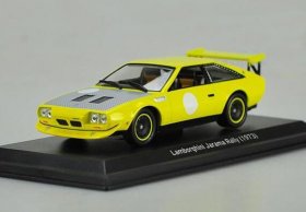 Yellow 1:43 Scale Diecast Lamborghini Jarama Rally 1973 Model