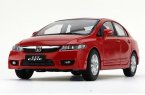 Black / Red / White / Gray 1:18 Scale Diecast Honda CIVIC Model