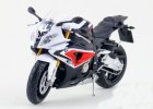 1:12 Scale Black / Red / Gray / Blue Diecast BMW S1000RR Model