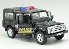 Black 1:36 Scale Kids Diecast Land Rover Defender Toy