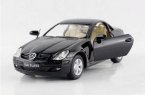 Red / Silver 1:36 Scale Kids Diecast Mercedes-Benz SLK 350 Toy