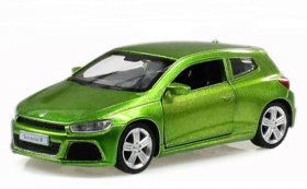 Blue / Green 1:38 Scale Kids Diecast VW Scirocco R Toy