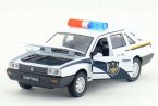 1:32 Scale Kids White Police Diecast VW Santana Toy