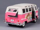 1:24 Scale White-Pink MaiSto VW Bus Model